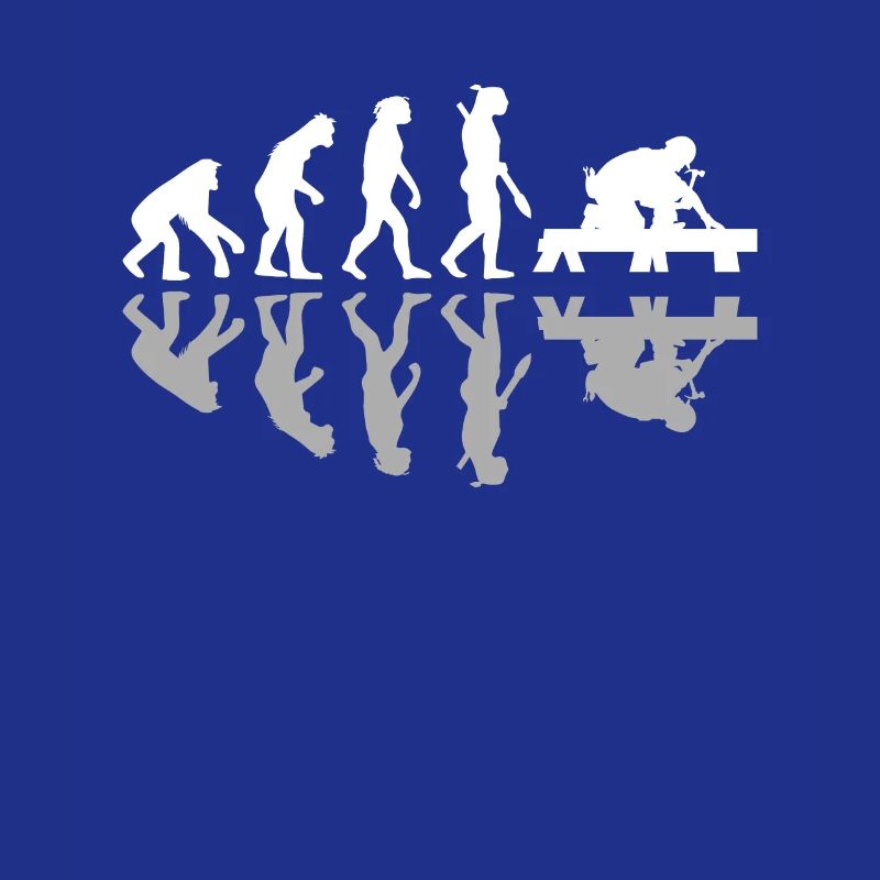 Human Evolution Carpenter Woodworkers Woodworking