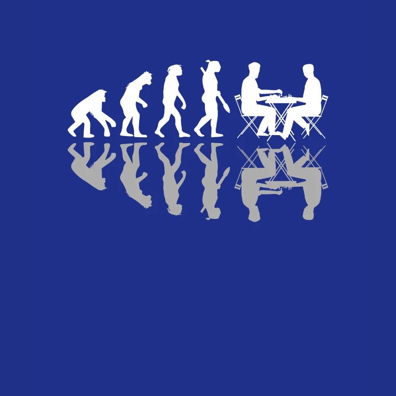 Human Evolution Chess Player Pieces Board Games