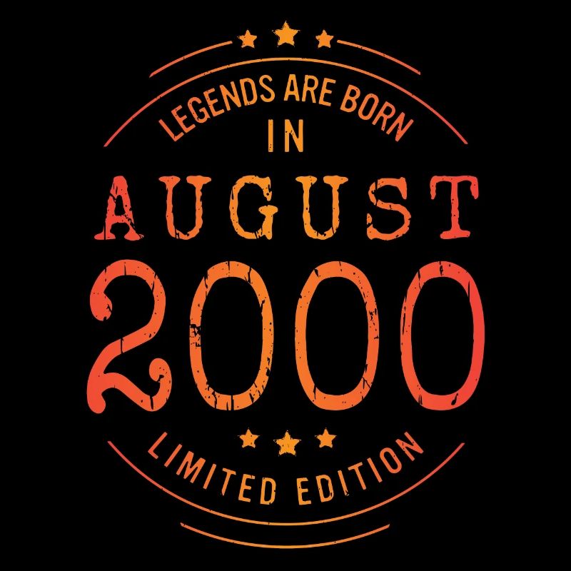Geburtstag August 2000 Limited Edition Vintage