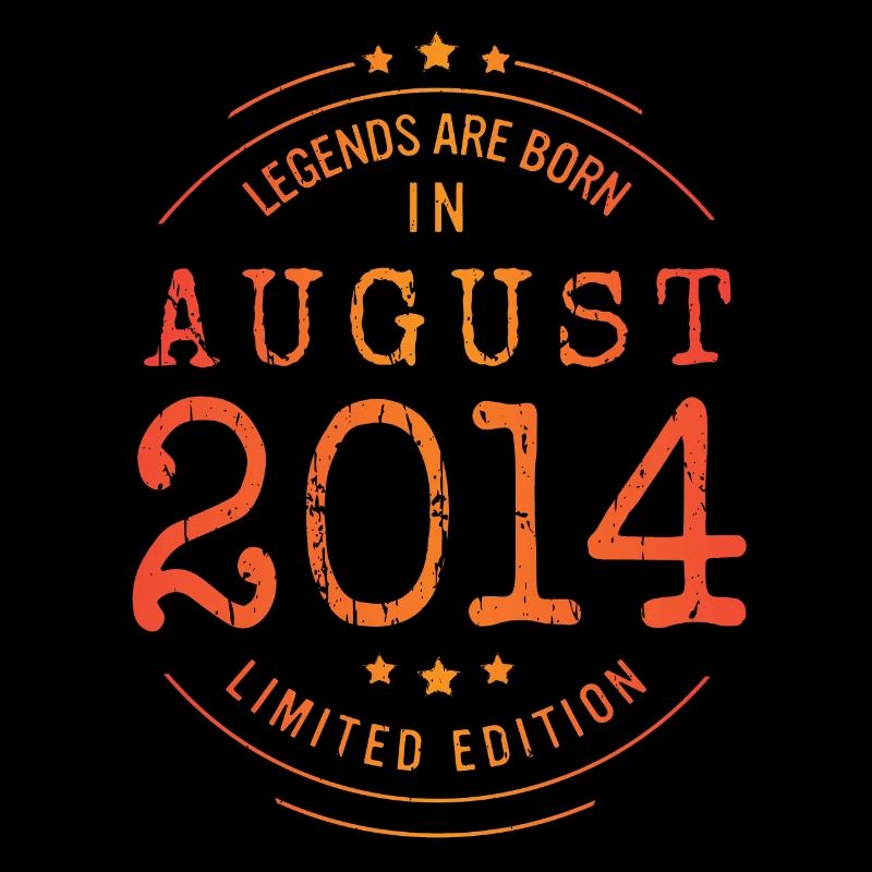 Birthday August 2014 Limited Edition Vintage