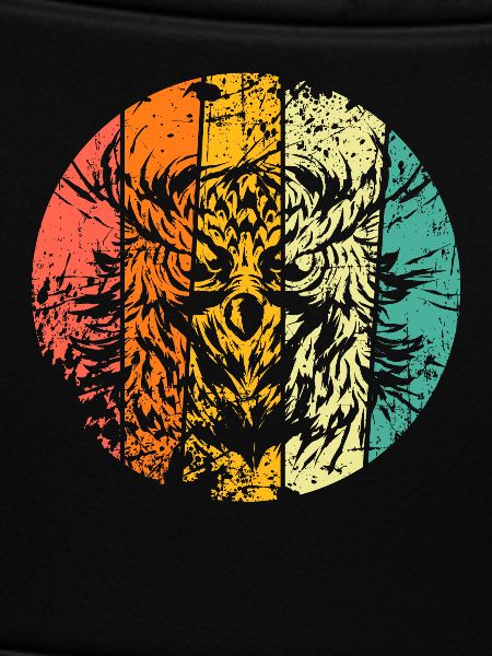 Owl Eagle Owl retro