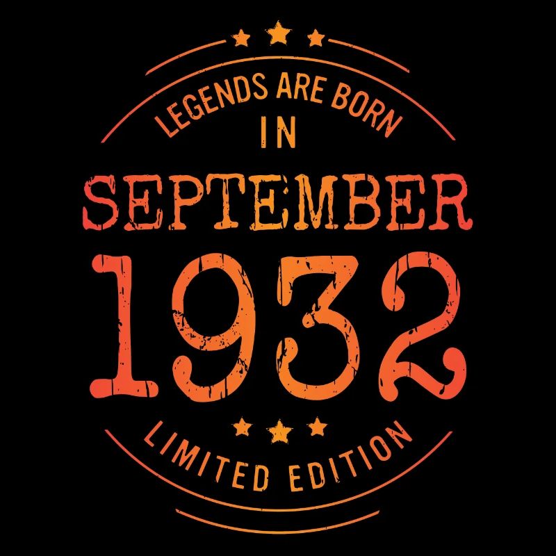 Anniversaire Septembre 1932 Edition Limitée Millésime