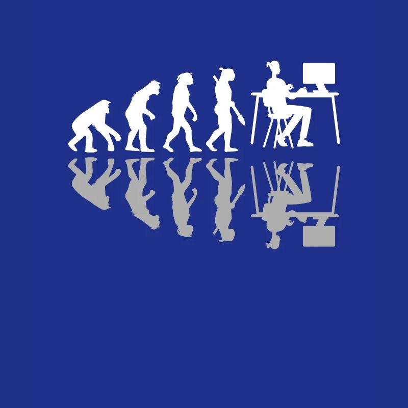 Human Evolution Web Designer Humor Digital Design