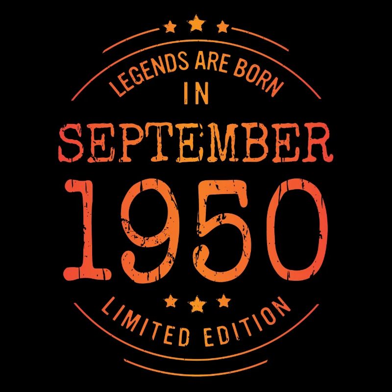 Anniversaire Septembre 1950 Edition Limitée Vintage