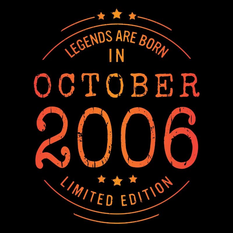 Birthday October 2006 Limited Edition Vintage