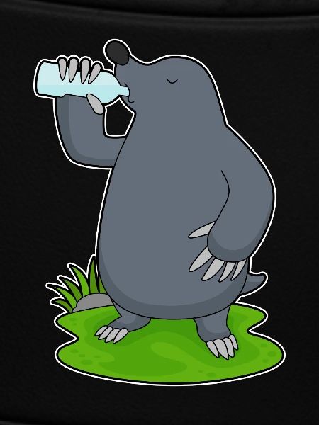 Mole water bottle