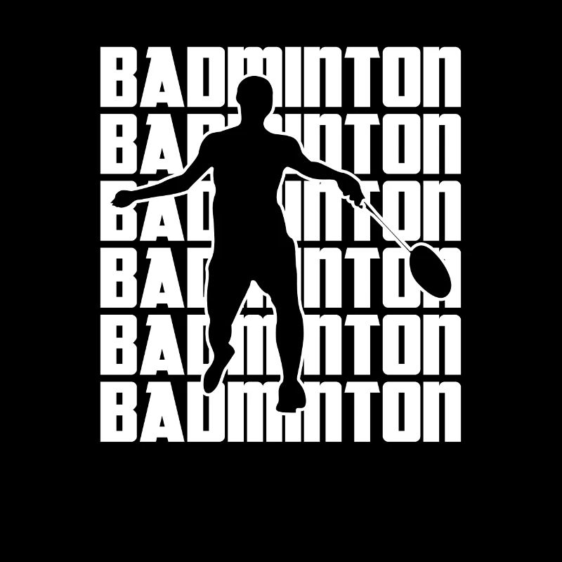 Cooler Badmintonspieler