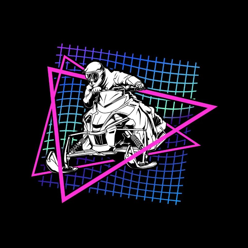 Retrowave Snowmobile