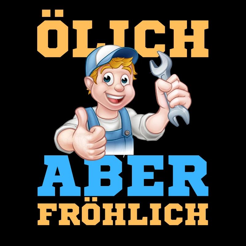 Fröhlicher Schrauber Werkstatt-Design