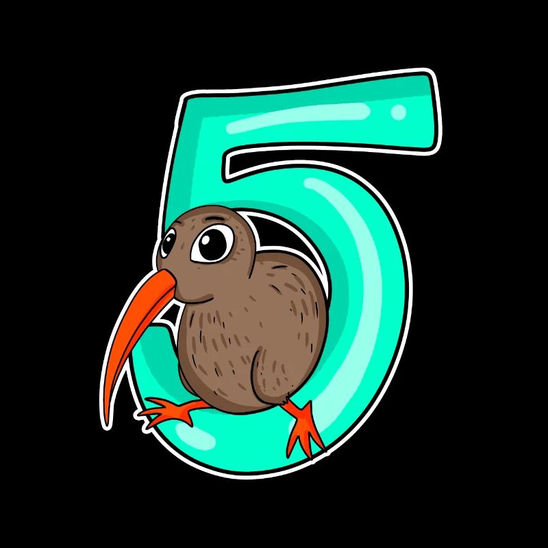 5 ans - 5e anniversaire avec motif animal