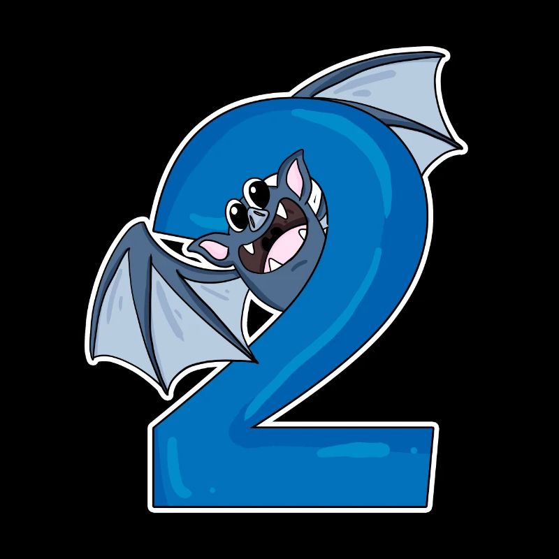 2 Jahre alt - 2. Geburtstag mit Tier Motiv