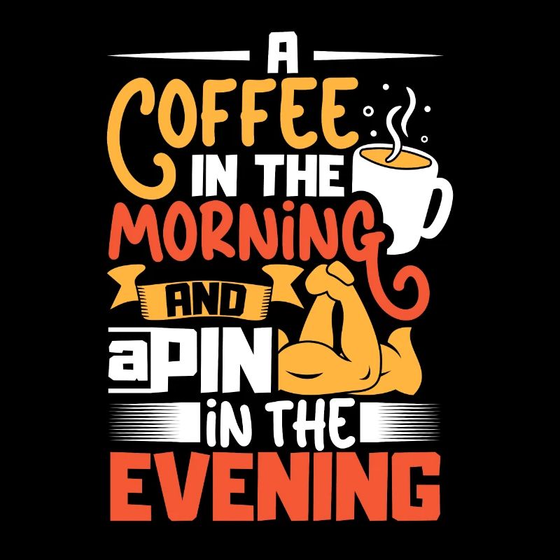 Ein Kaffee am morgen - Armdrücken