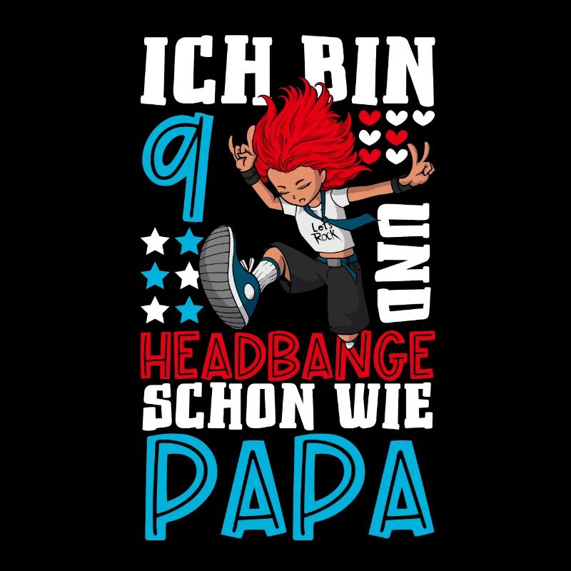Ich bin 9 - Mädchen Rocker