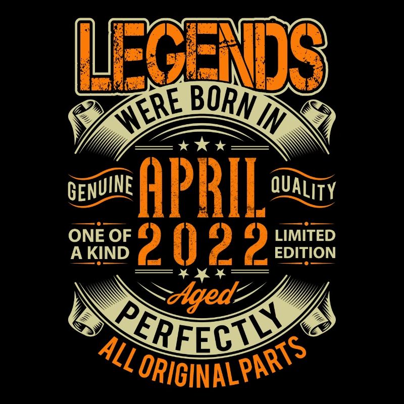 Légende de l’anniversaire d’avril 2022