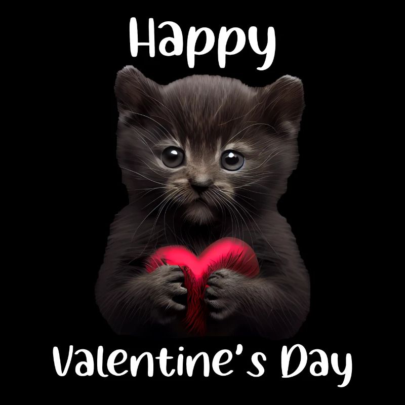 Chat de la Saint-Valentin