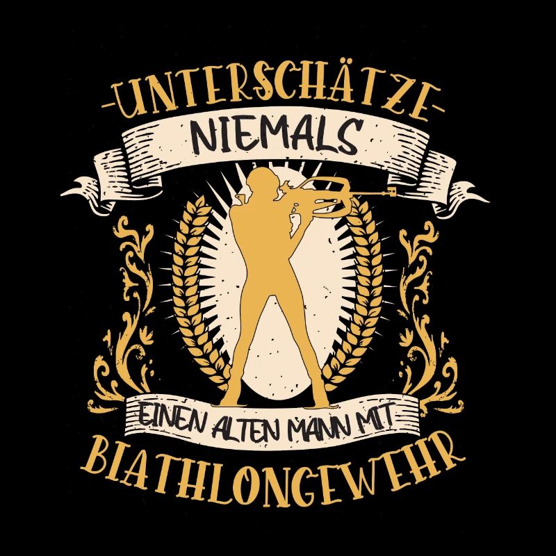 Biathlon Langlaufski Schießen Wintersport Geschenk