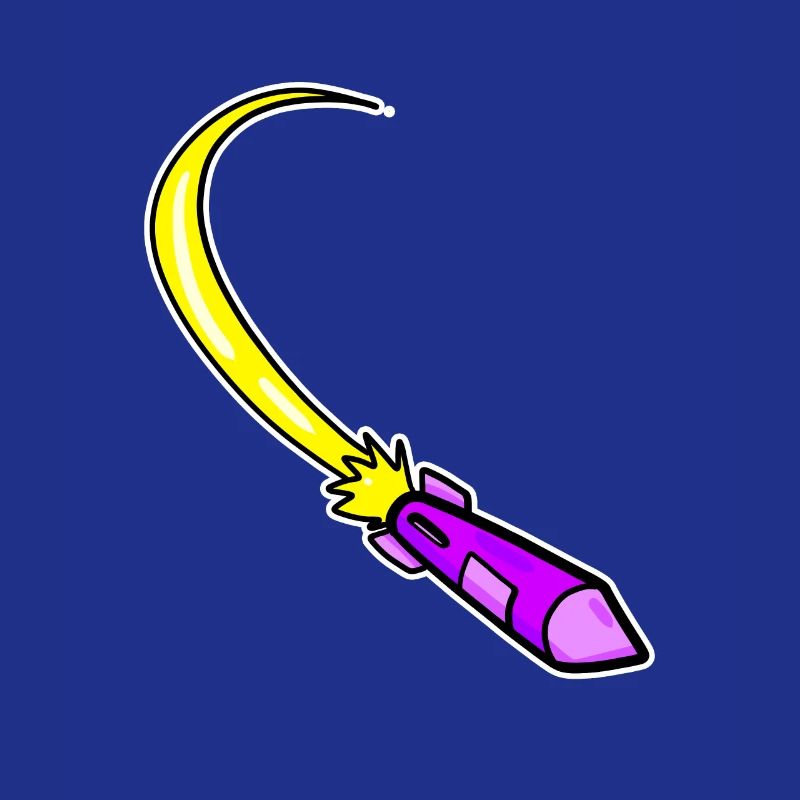 Fusée violette