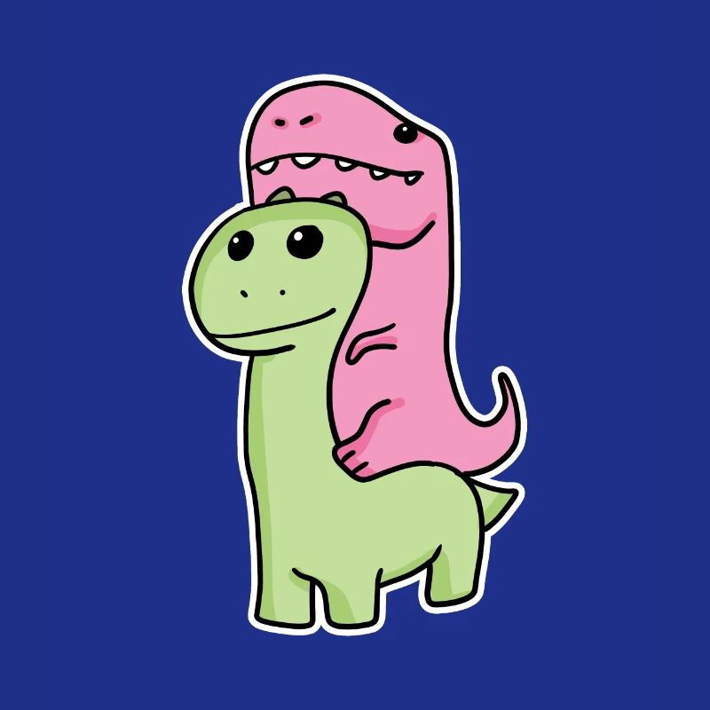Two dinosaurs