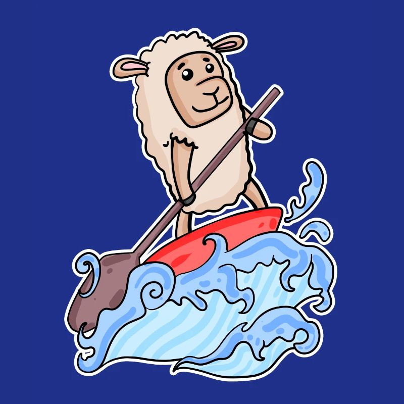 Stand Up Paddle Sheep