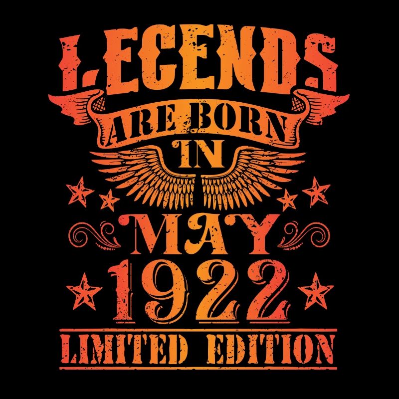 Anniversaire Mai 1922 Edition Limitée Millésime