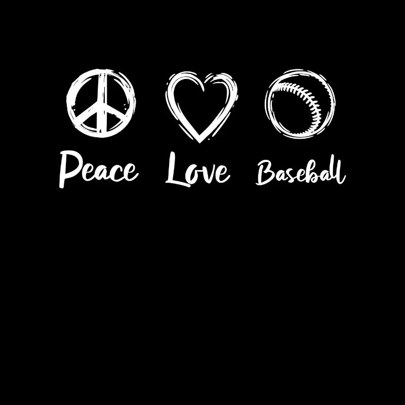 Peace Love Baseball