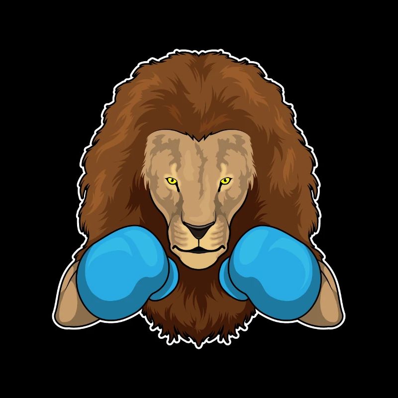 Lion Boxer Gants de boxe Boxe Boxe