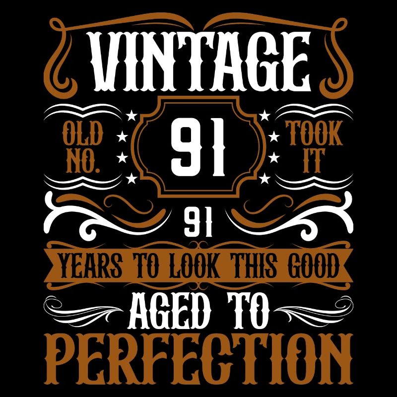 91st Birthday Vintage Retro