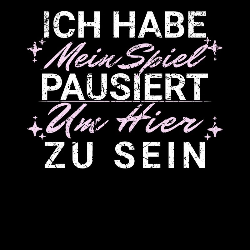 Ich habe mein Spiel pausiert Hier zu sein