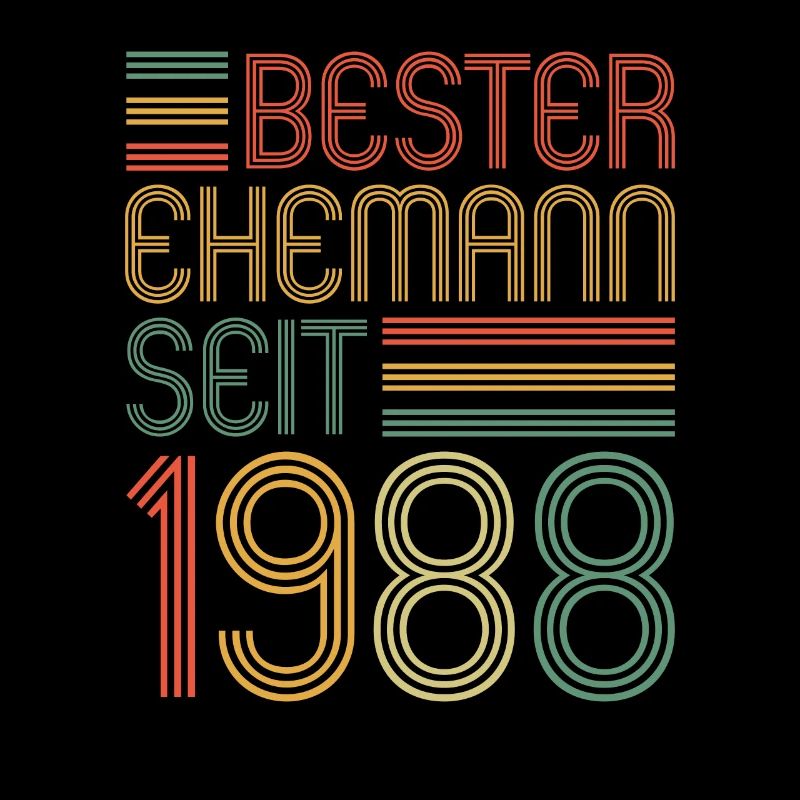 35. Hochzeitstag Bester Ehemann seit 1988