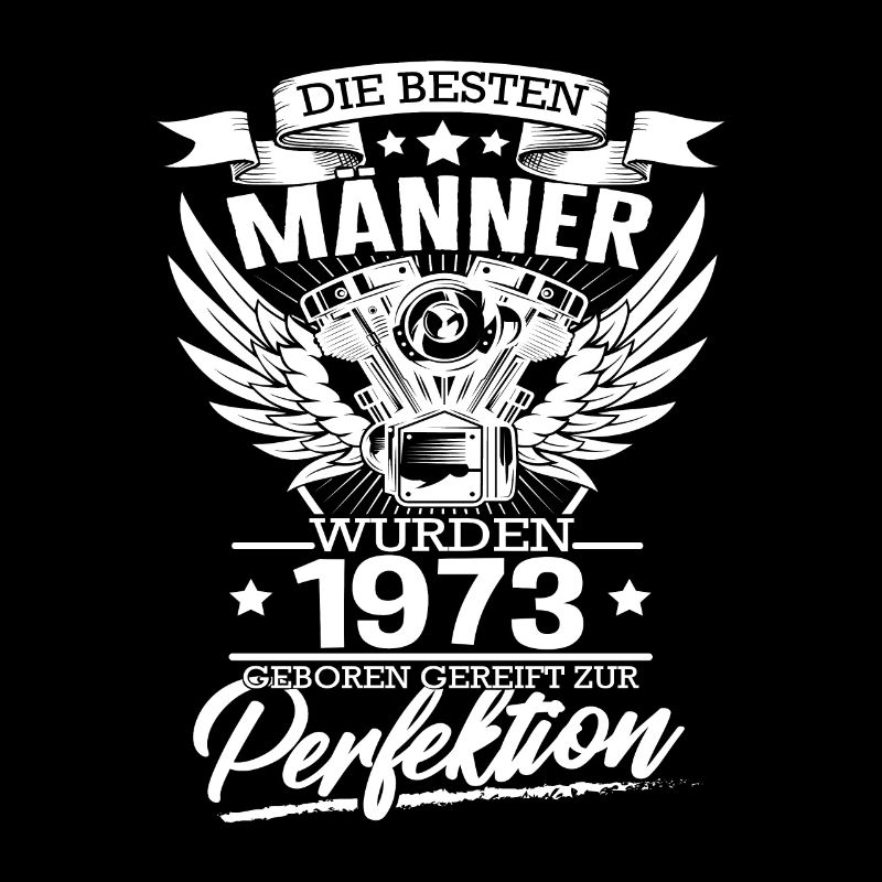 Mechaniker 1973 Geburtstag Mechatroniker Motor
