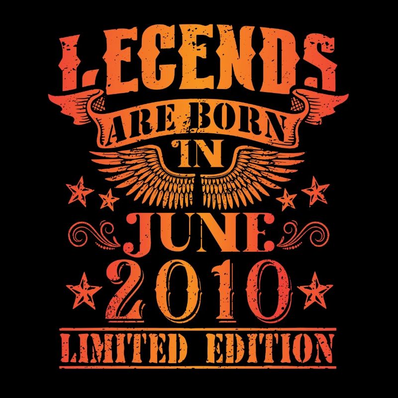Geburtstag Juni 2010 Limited Edition Vintage