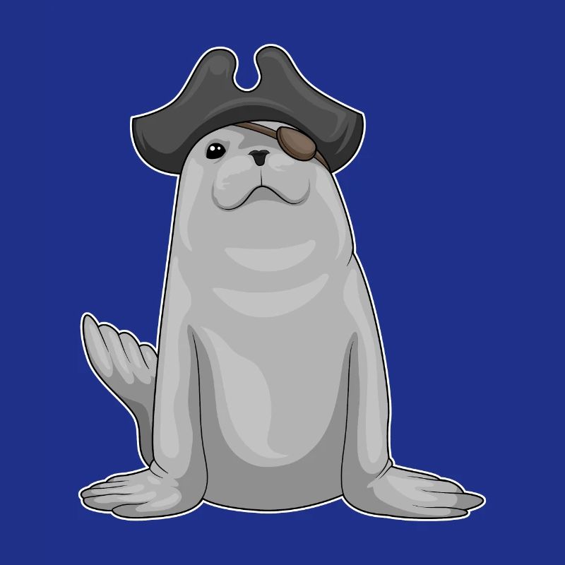 Patch œil de pirate de phoque