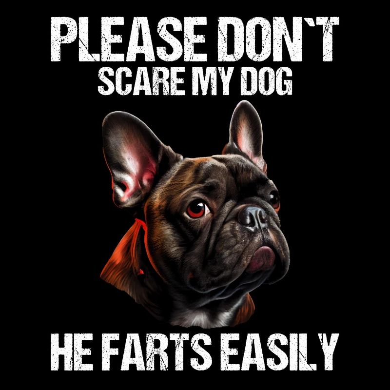 S’il vous plaît, n’effrayez pas mon chien Français Bulldog