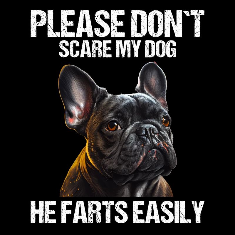 S’il vous plaît, n’effrayez pas mon chien Français Bulldog