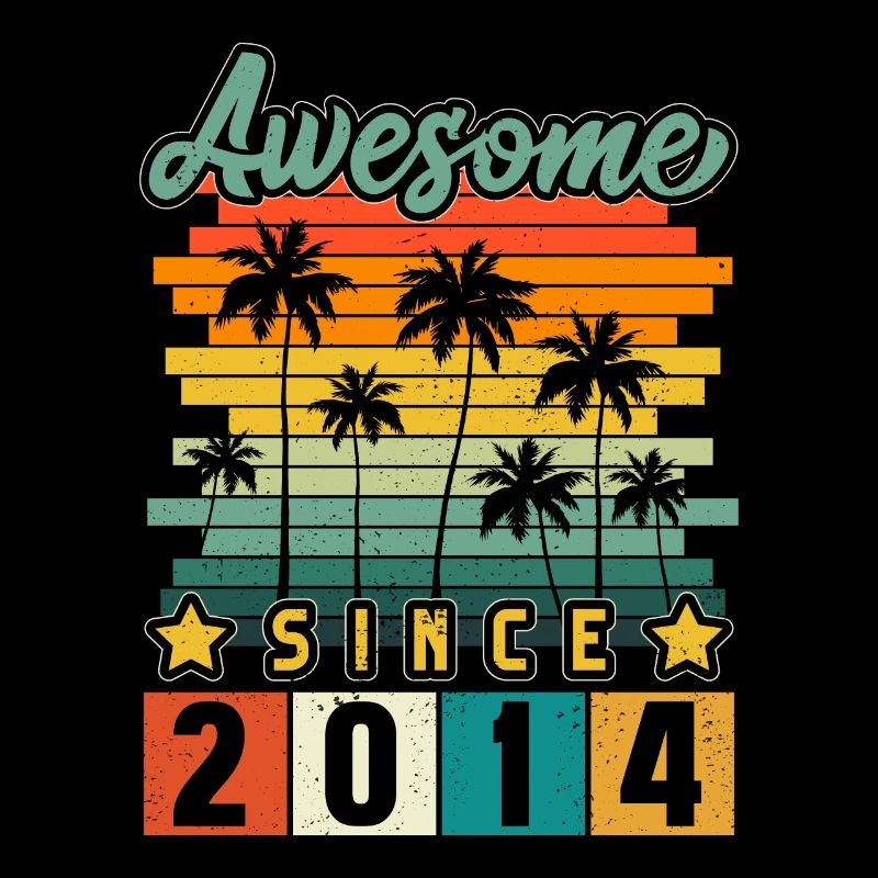 2014 Born Anniversaire Année de naissance millésime