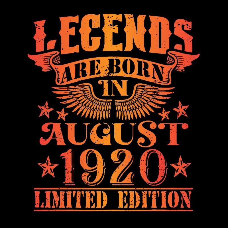 Anniversaire Août 1920 Edition Limitée Millésime