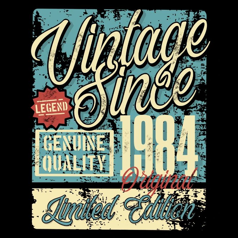 1984 Anniversaire vintage Retro Legend