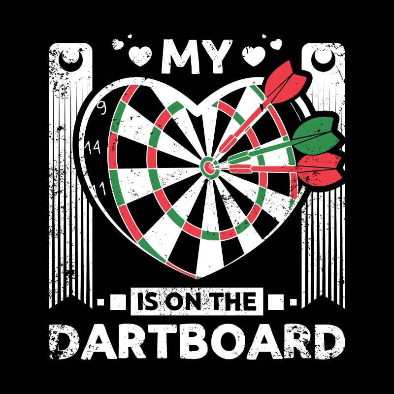 My heart is on the dartboard