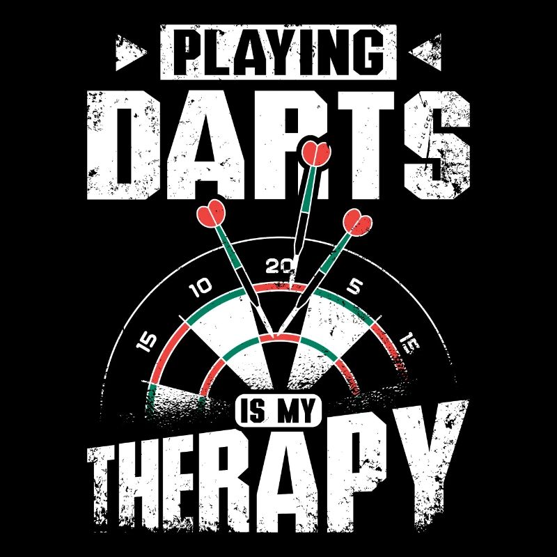 Playing darts is my therapy