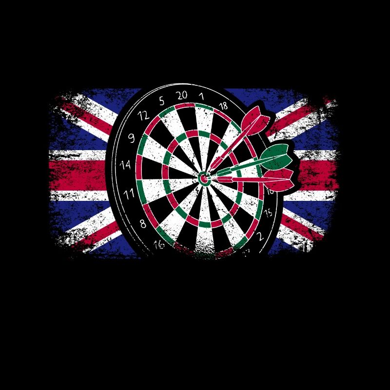 England flag great britain playing darts