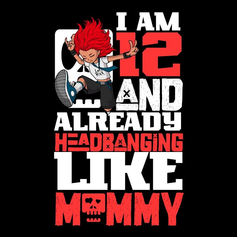 Ich bin 12 - Mädchen Rocker