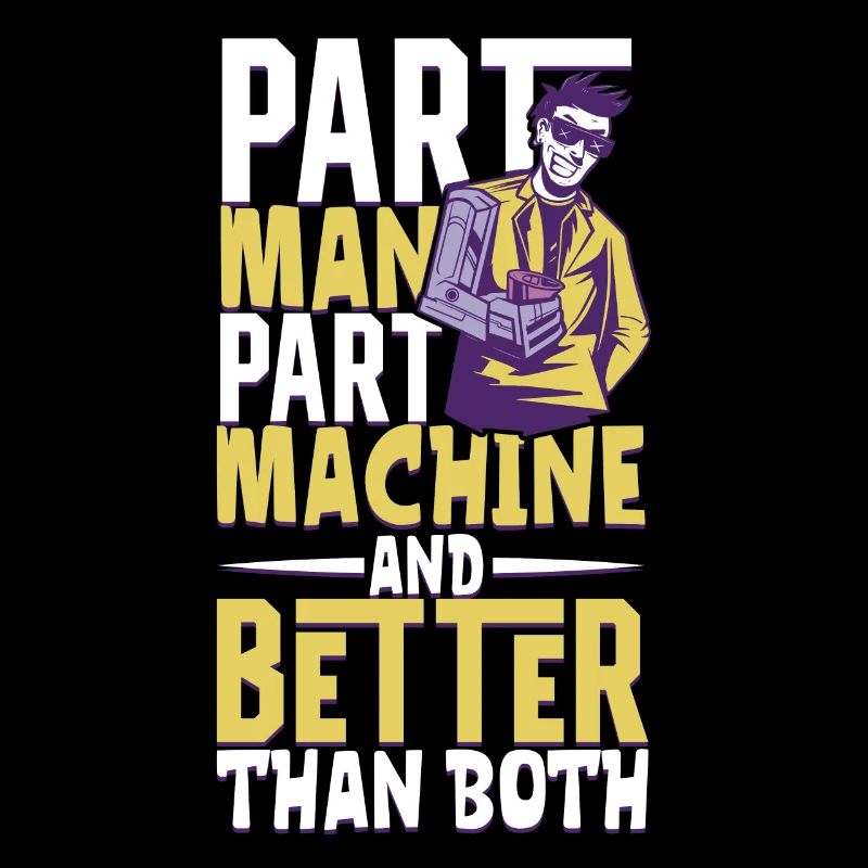 Moitié machine mi-humaine - prothèse de bras