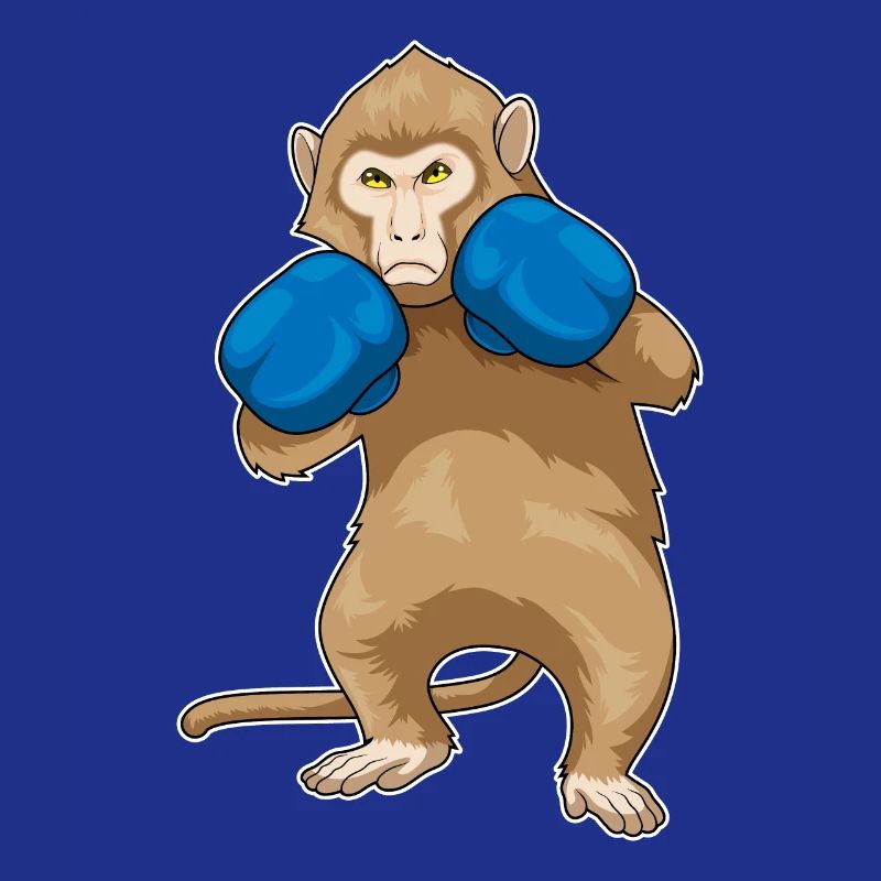 Monkey Boxer Gants de boxe Boxe Boxe