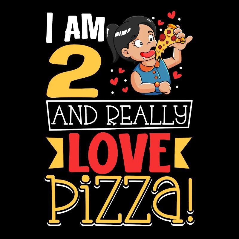 J’ai 2 ans - Pizza pour filles