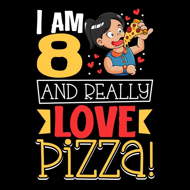 Ich bin 8 - Mädchen Pizza