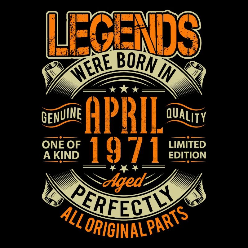 1971 April Birthday Legend