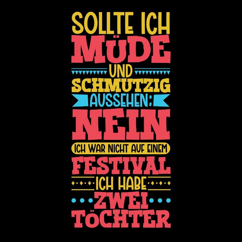 Müde und schmutzig - zwei Töchter