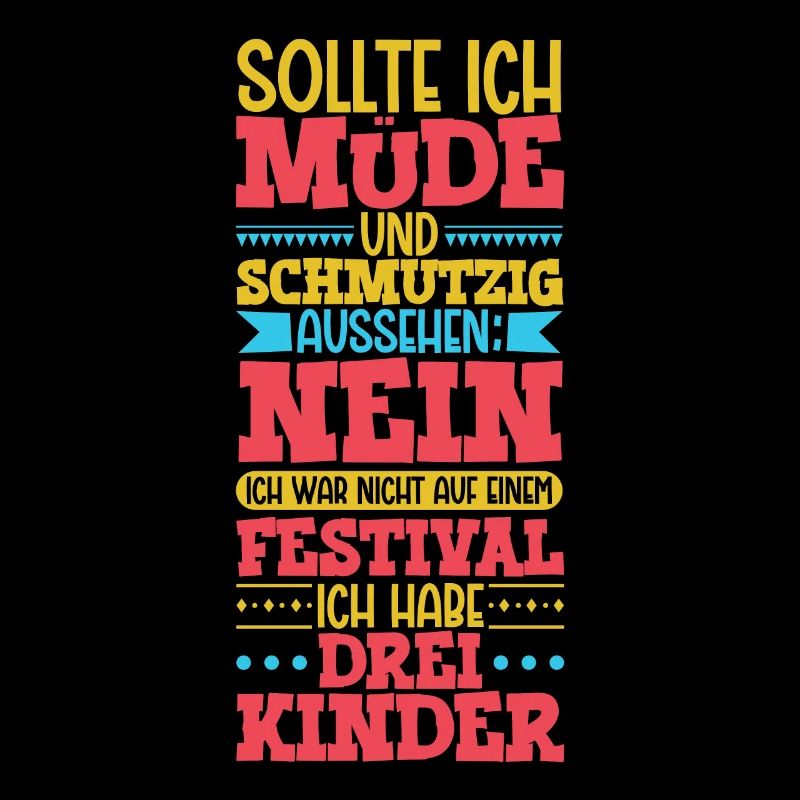 Müde und schmutzig - drei Kinder