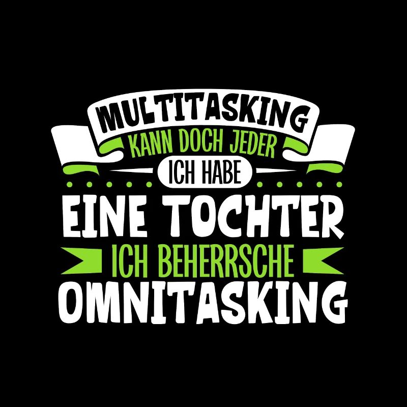 Multitasking kann jeder - Vater und Tochter