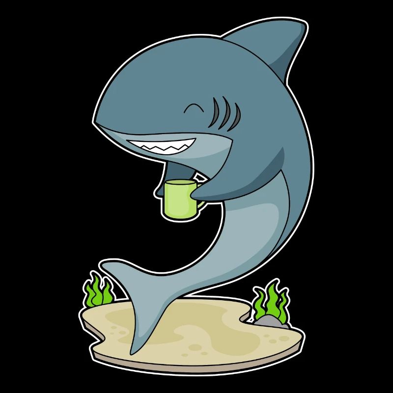 Shark Mug Coffee